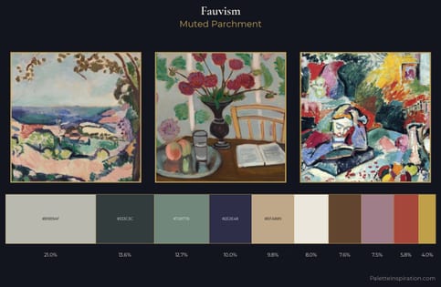 Fauvism Palette 9 - Muted Parchment