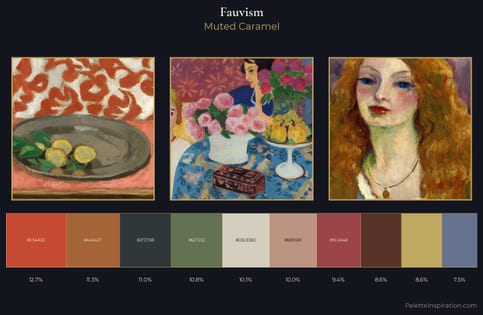 Fauvism Palette 19 - Muted Caramel