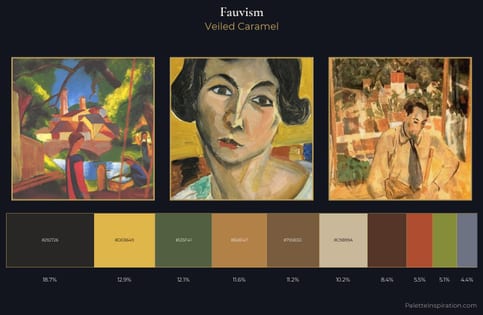Fauvism Palette 23 - Veiled Caramel