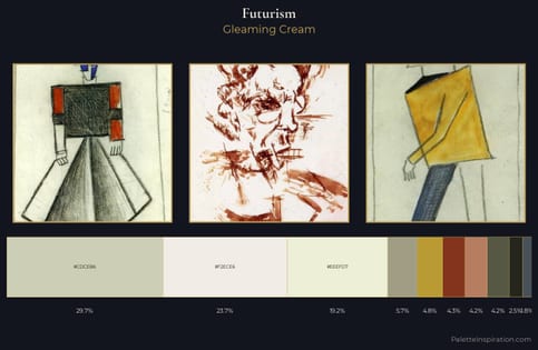 Futurism Palette 4 - Gleaming Cream