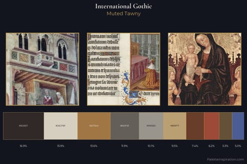 International Gothic Master Palette - Muted Tawny