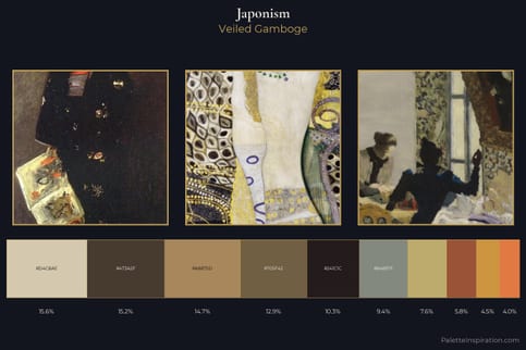 Japonism Color Palette