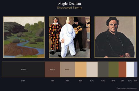 Magic Realism Palette 9 - Shadowed Tawny