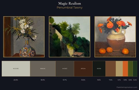Magic Realism Palette 18 - Penumbral Tawny