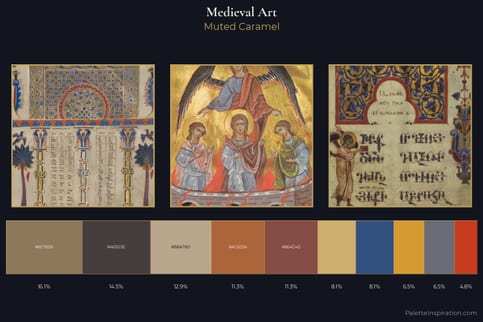 Medieval Art Color Palette