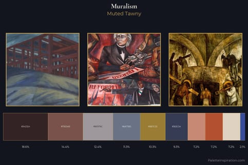 Muralism Master Palette - Muted Tawny