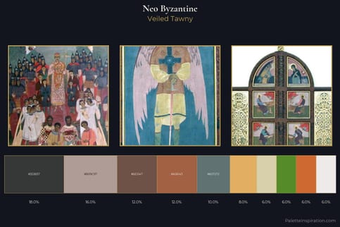 Neo-Byzantine Master Palette - Veiled Tawny