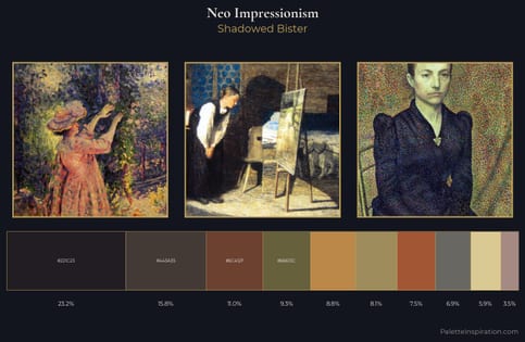 Neo-Impressionism Palette 29 - Shadowed Bister