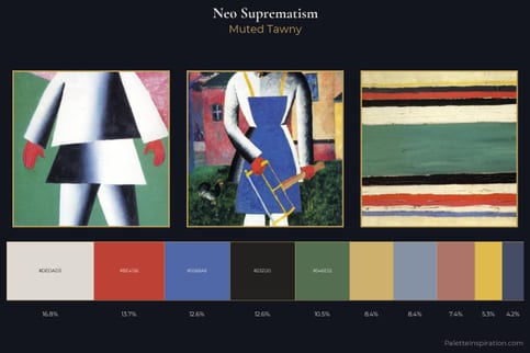 Neo-Suprematism Color Palette