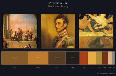 Neoclassicism Palette 27 - Shadowed Tawny