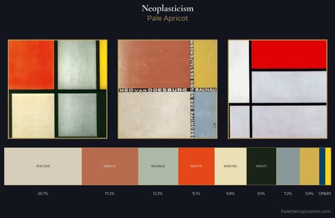 Neoplasticism Palette 2 - Pale Apricot