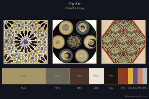 Op Art Master Palette - Veiled Tawny