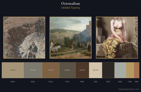 Orientalism Palette 11 - Veiled Tawny