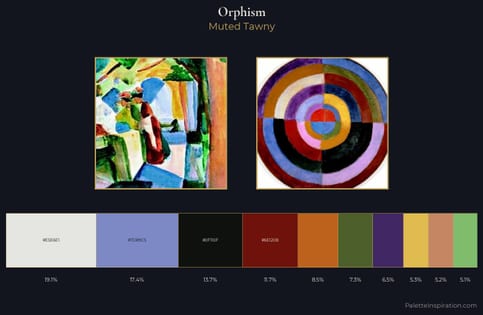 Orphism Palette 7 - Muted Tawny