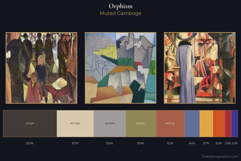 Orphism Master Palette - Muted Gamboge
