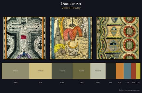 Outsider art Palette 6