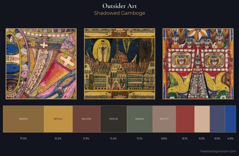 Outsider art Palette 7