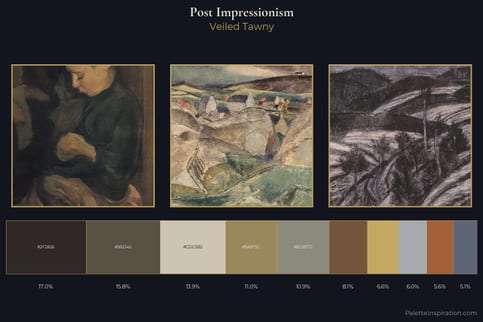 Post-Impressionism Color Palette