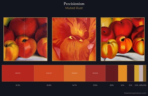 Precisionism Palette 7 - Muted Rust