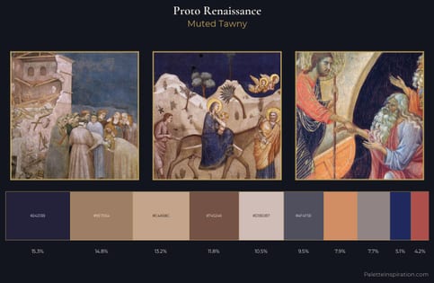 Proto Renaissance Palette 9 - Muted Tawny