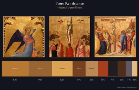 Proto Renaissance Palette 17 - Muted Vermillion