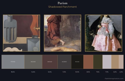 Purism Palette 5 - Shadowed Parchment