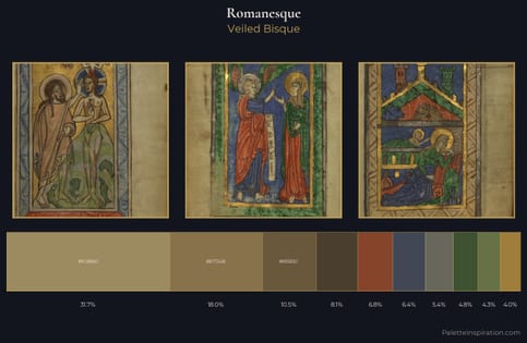 Romanesque Palette 9 - Veiled Bisque
