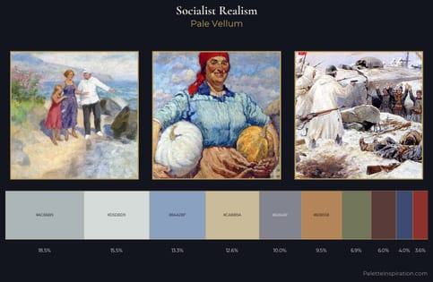 Socialist Realism Palette 2 - Pale Vellum