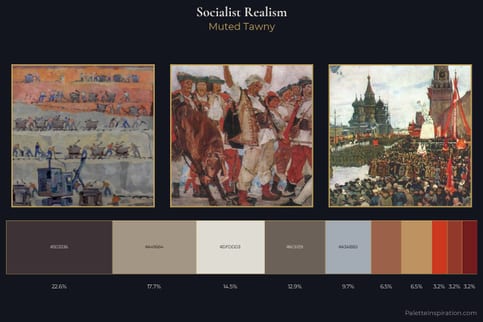 Socialist Realism Color Palette