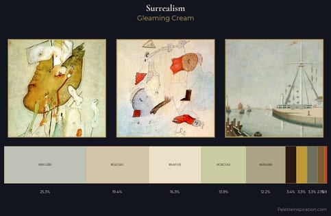 Surrealism Palette 4 - Gleaming Cream