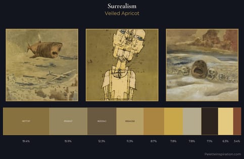 Surrealism Palette 11 - Veiled Apricot