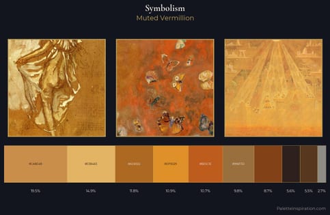 Symbolism Palette 28 - Muted Vermillion