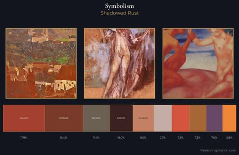 Symbolism Palette 35 - Shadowed Rust