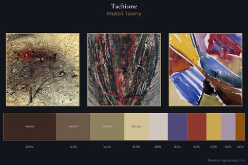 Tachisme Color Palette
