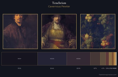 Tenebrism Palette 20