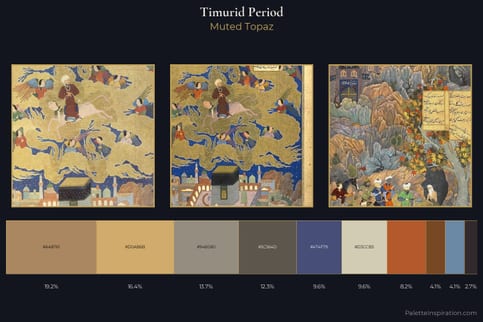 Timurid Period Color Palette