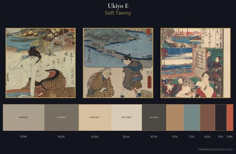 Ukiyo-e Palette 18