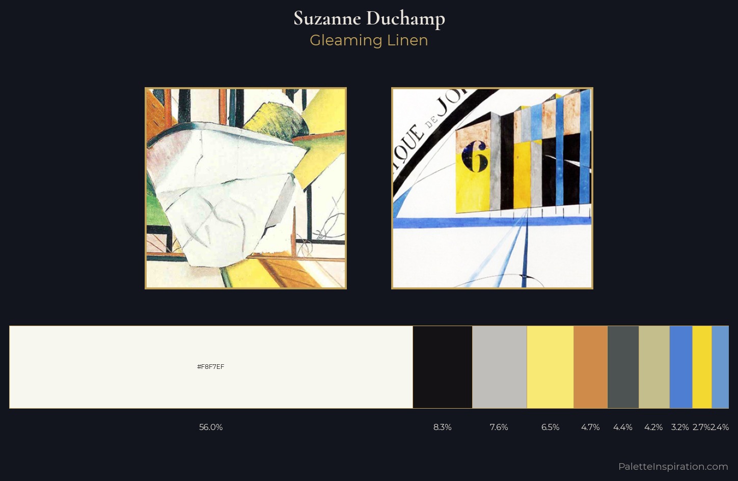 Suzanne Duchamp Palette 1 — Gleaming Linen