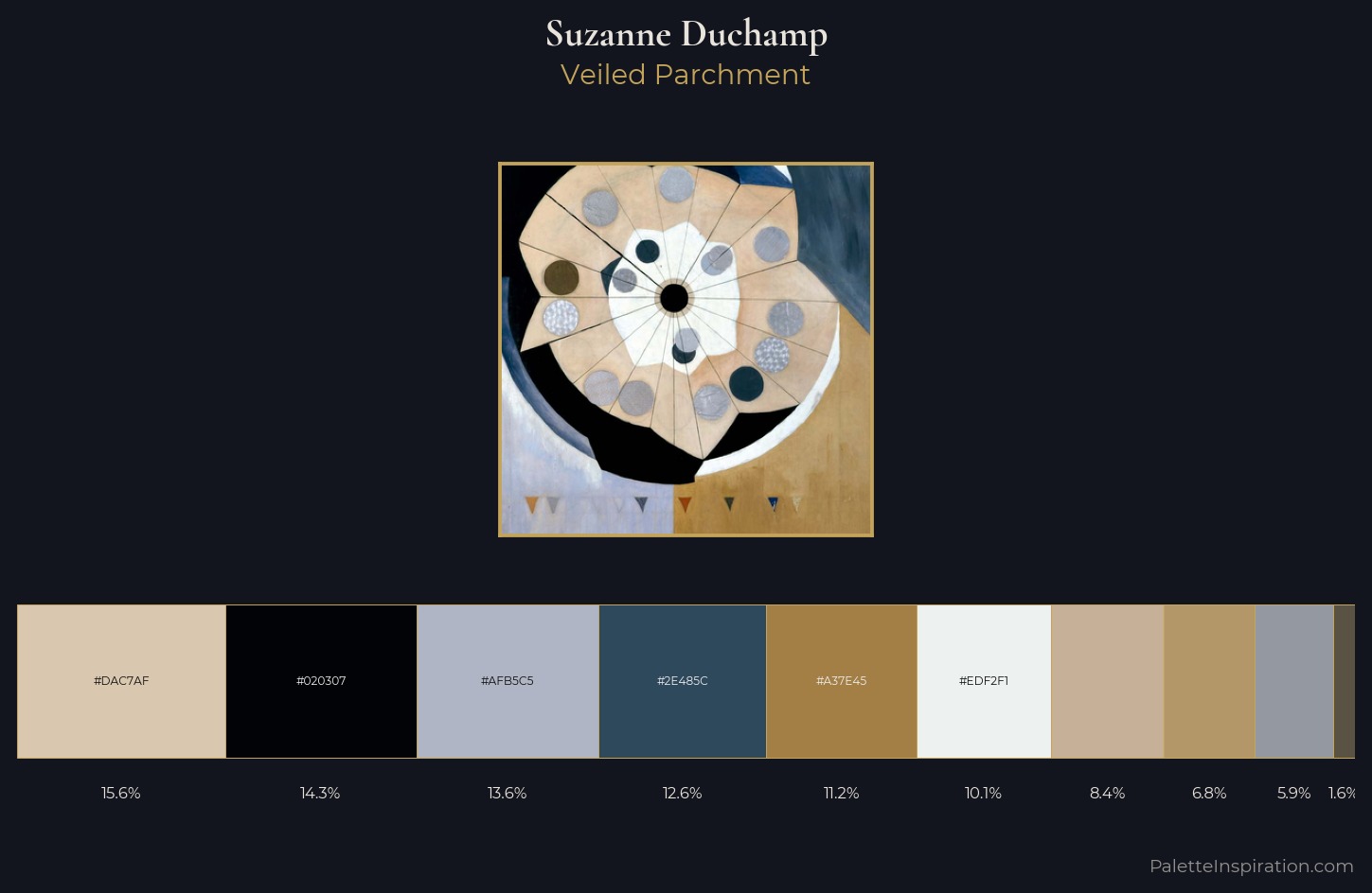Suzanne Duchamp Palette 2 — Veiled Parchment