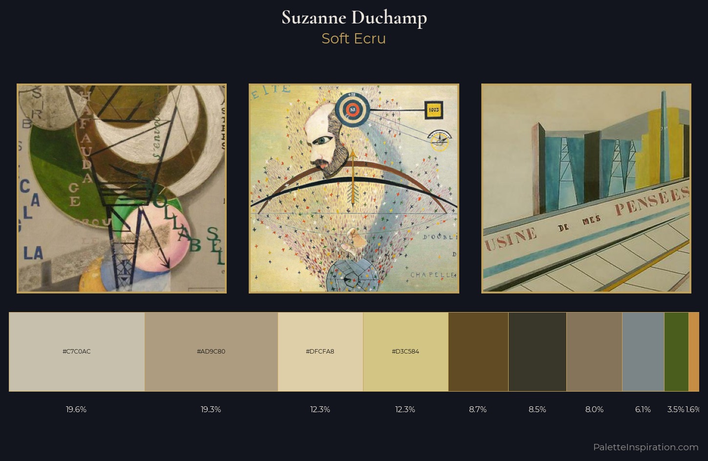 Suzanne Duchamp Palette 3 — Soft Ecru