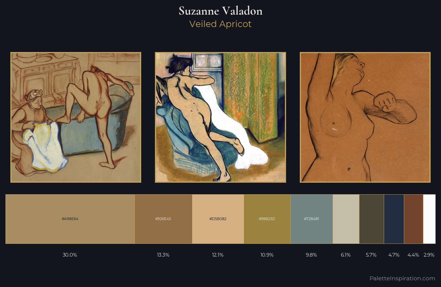 Suzanne Valadon Palette 1 — Veiled Apricot
