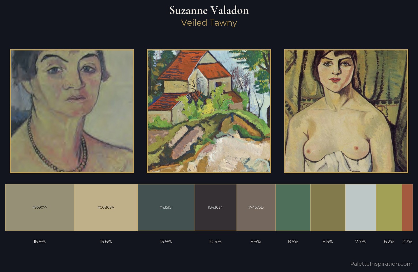 Suzanne Valadon Palette 3 — Veiled Tawny