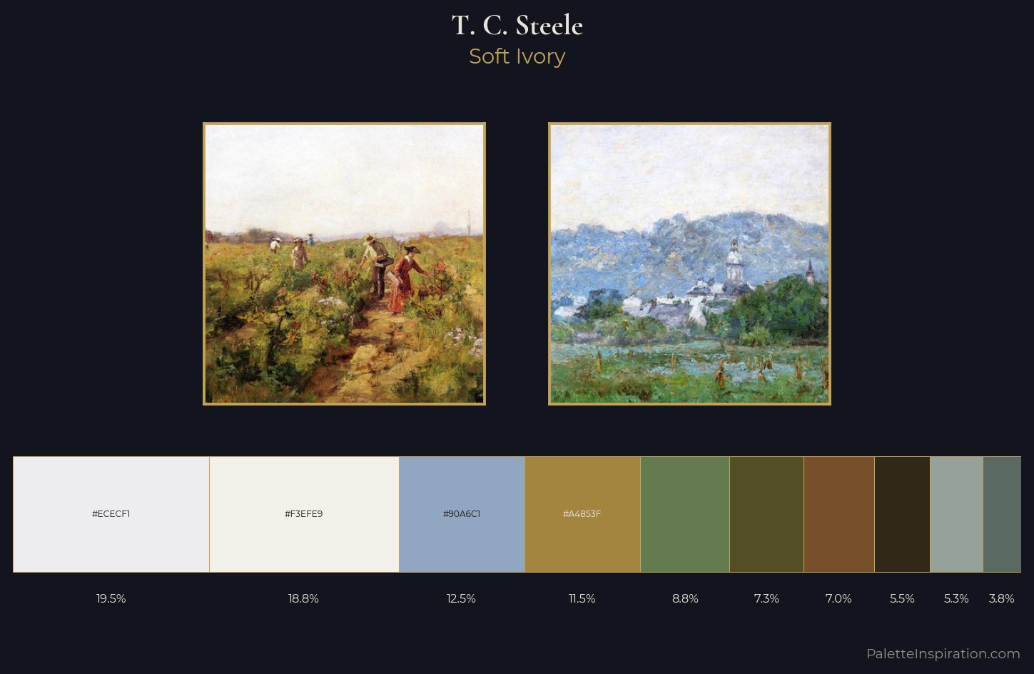 T. C. Steele Palette 4 — Soft Ivory
