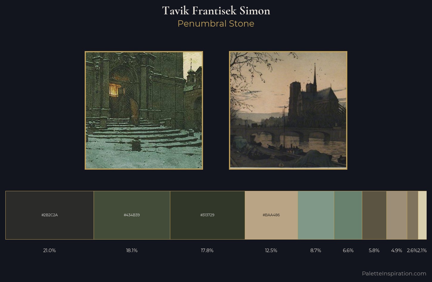 Tavik Frantisek Simon Palette 2 — Penumbral Stone