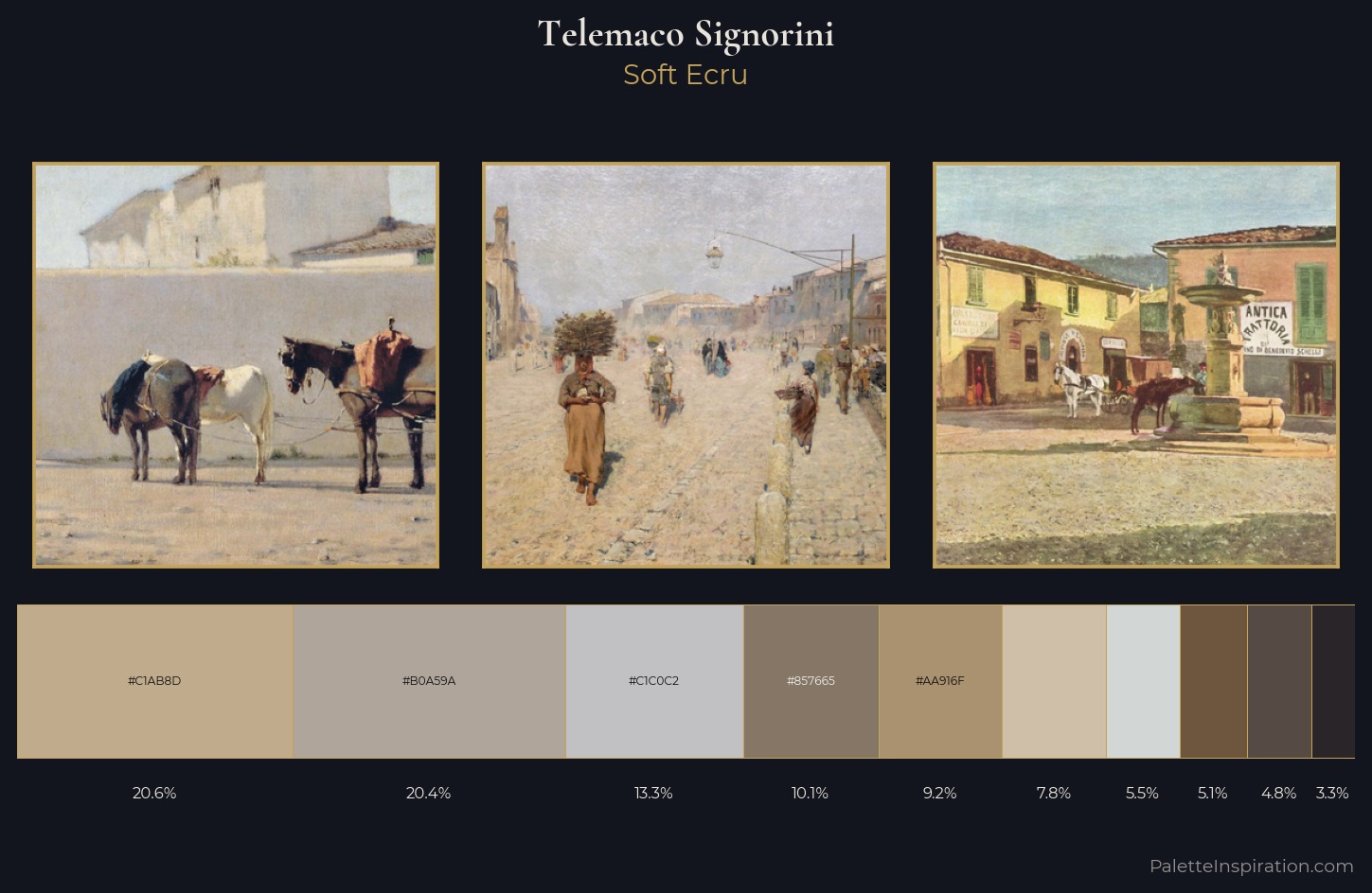 Telemaco Signorini Palette 2 — Soft Ecru