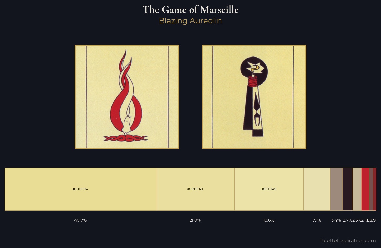 The Game of Marseille Palette 1 — Blazing Aureolin