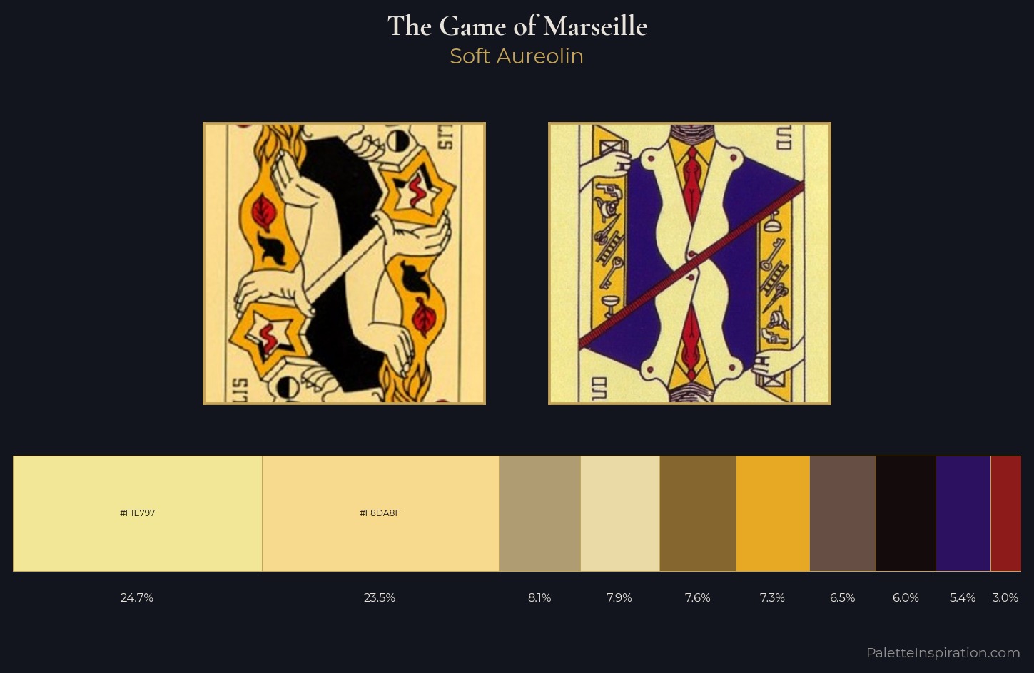 The Game of Marseille Palette 4 — Soft Aureolin