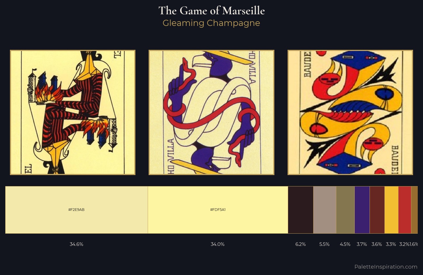 The Game of Marseille Palette 6 — Gleaming Champagne