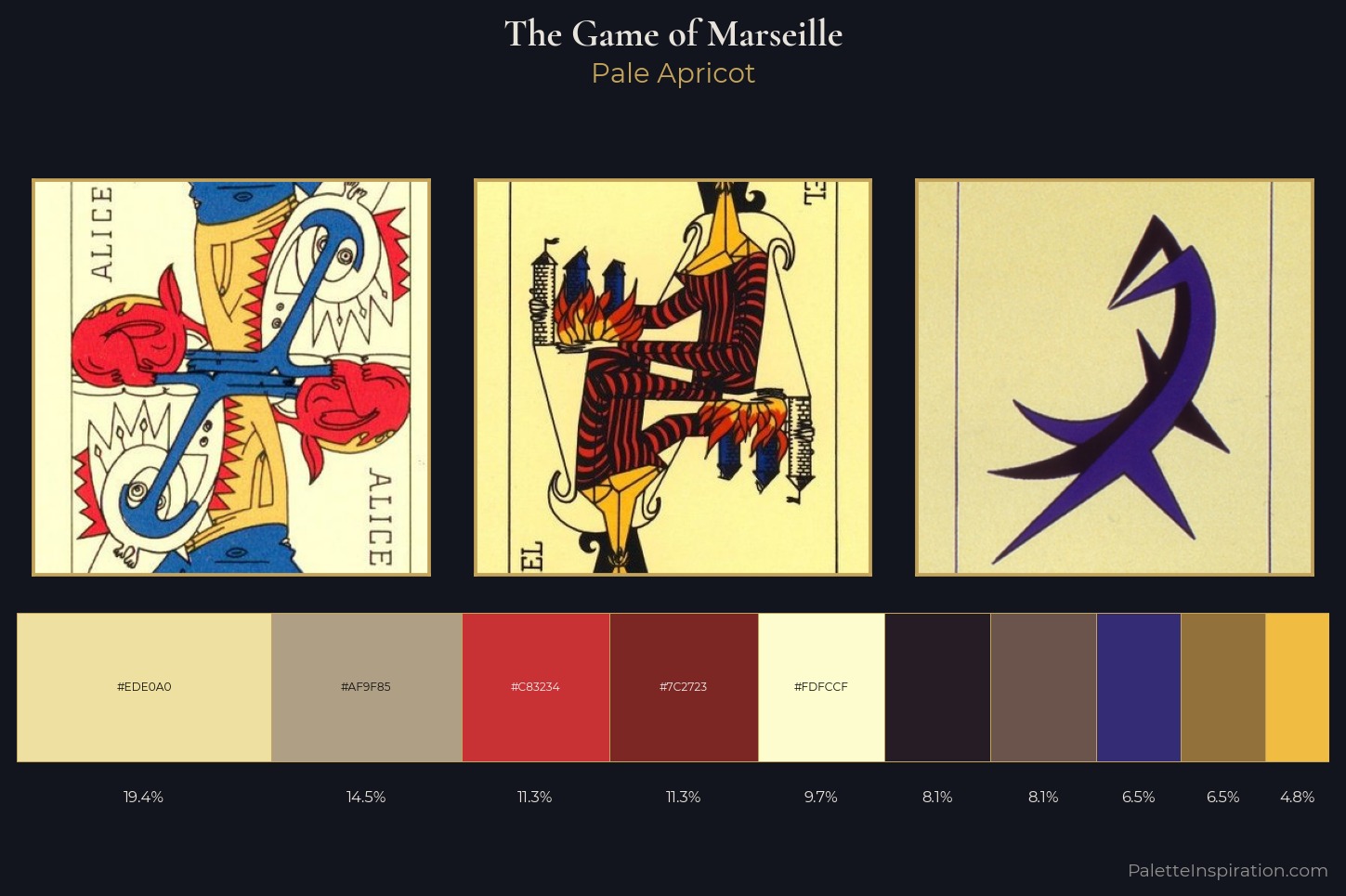 The Game of Marseille Master Palette — Pale Apricot
