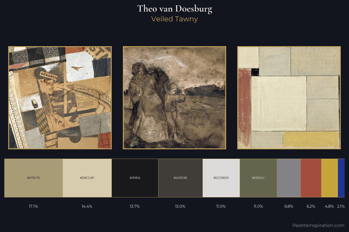Theo van Doesburg Master Palette